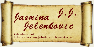 Jasmina Jelenković vizit kartica